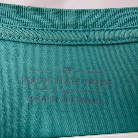 Peach State Pride Men’s long sleeve tshirt size medium salmon - Picture 2 of 3